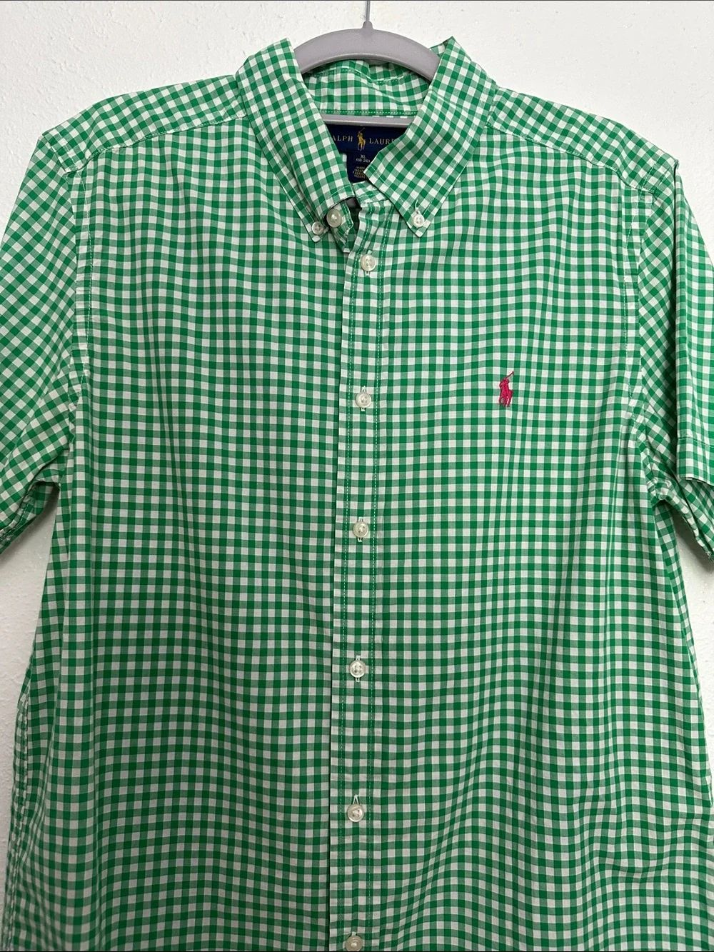 Ralph Lauren Big Boys Checkered Short Sleeve Shirt